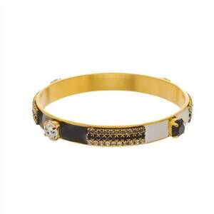NEW TOVA women's mireya bangle in black/ white